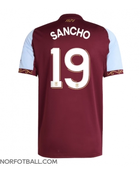 Billige Fotballdrakt Aston Villa Jadon Sancho #19 Replika Hjemmedrakt 2025-26 Kortermet